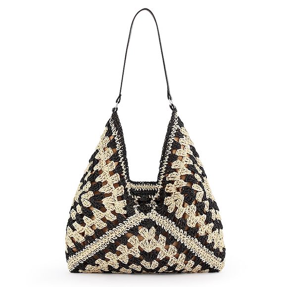 Straw Hobo Bags, Large Capacity Woven Beach Tote Bag Summer Vintage ^_^ - Picture 1 of 7